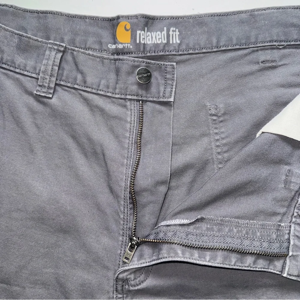 Carhartt Relaxed‎ Fit Gray Cotton Blend Work Shorts Size 44